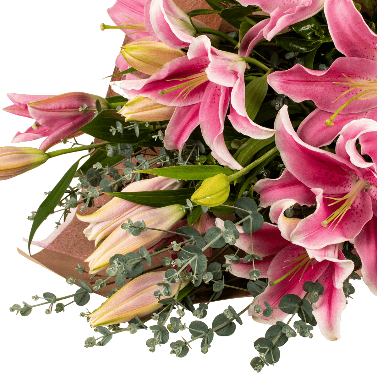 Pink Oriental Lily Bouquet