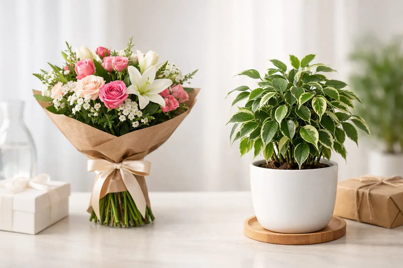 Bouquet or Plant Gift? Choose the Right One