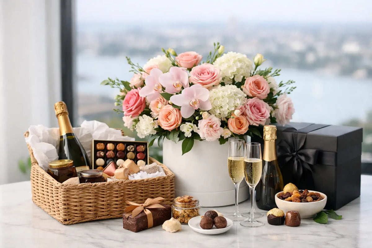 Luxury Flower Hampers Auckland Gifts That Impress