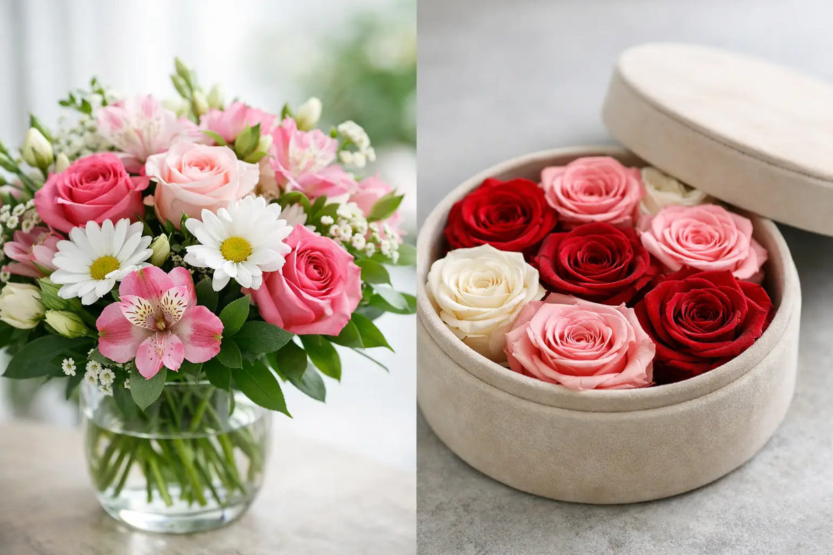 Fresh Flowers Versus Preserved Roses: Which Fits?
