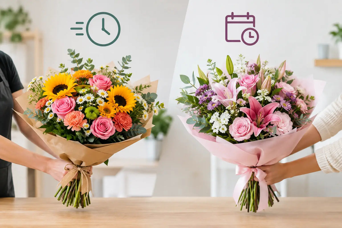 Same-Day Versus Next-Day Flowers: Which to Choose