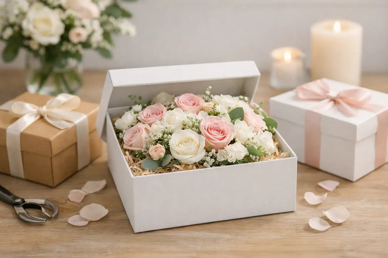 Wedding Flower Gift Boxes Made Easy