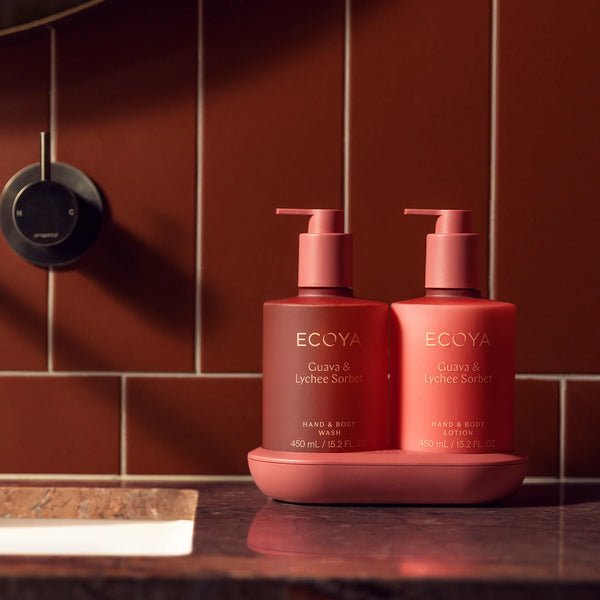ECOYA Bathroom Edit Guava & Lychee