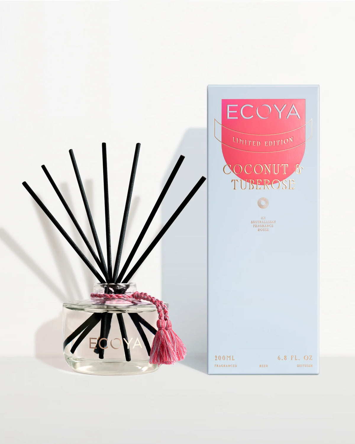 ECOYA High Summer: Coconut & Tuberose Reed Diffuser