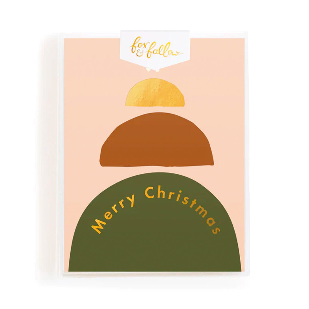 Christmas Boho Tree Card