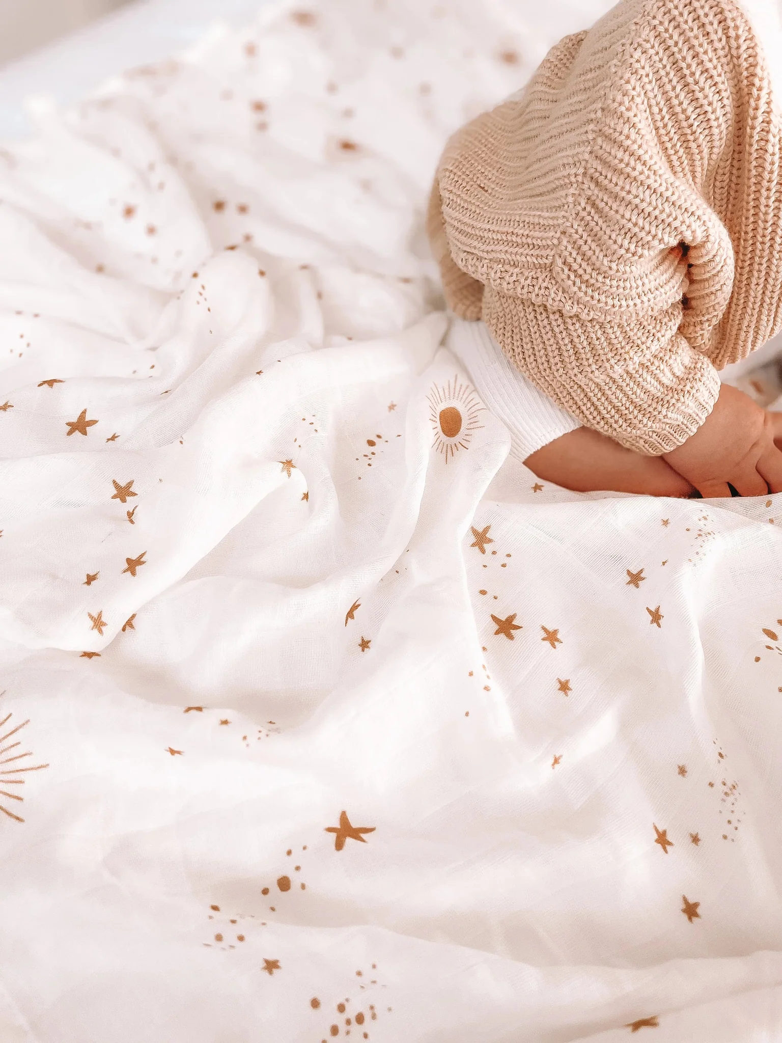 Constellation Organic Muslin Wrap Swaddle